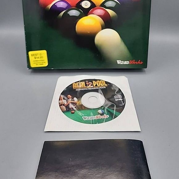 Real Pool By Wizard Works 3D Photo-Realistic Pool Windows 95/98 PC Video Game - Picture 5 of 7